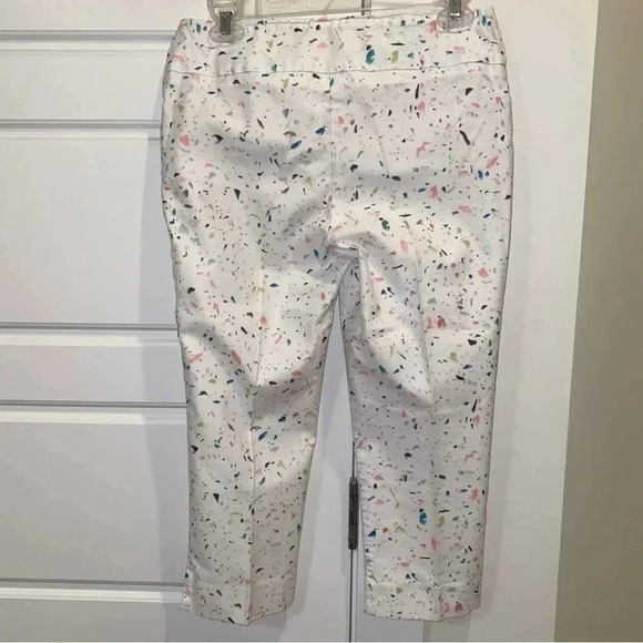 LISETTE L Montreal Ankle Pants Paint Spattered Size 8 Tummy Control - Picture 4 of 9